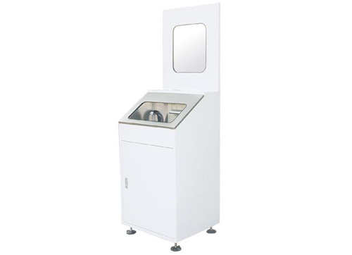 带仪容镜式洗手干手器